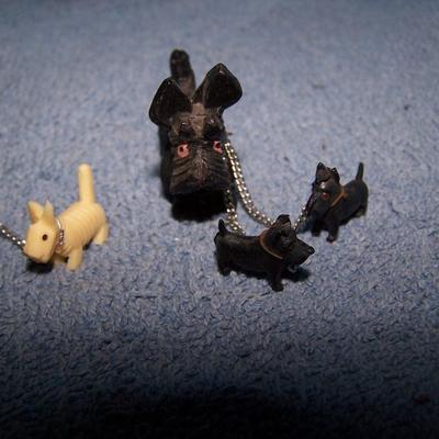 LOT 86 ADORABLE VINTAGE MINI SCOTTI DOGS