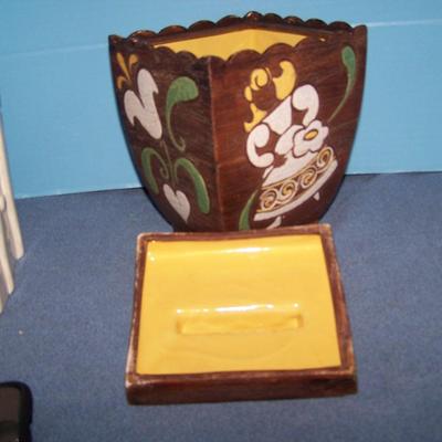 LOT 88 GREAT VINTAGE MCM BRAYTON LAGUNA & TELEPHONE COOKIE/SNACK JARS