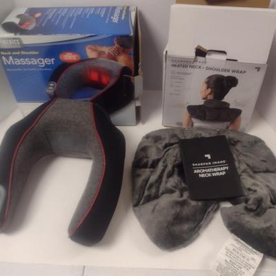 Heated Shoulder Massager and Heated Neck and Shoulder Wrap