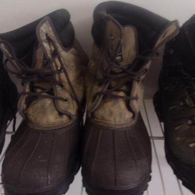 Collection of Men's Work Boots- Four Pairs- Sizes 12-13