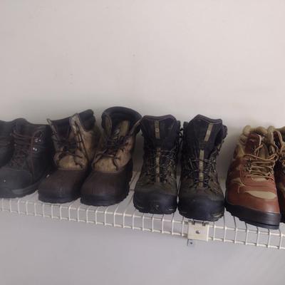 Collection of Men's Work Boots- Four Pairs- Sizes 12-13