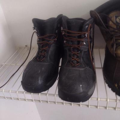 Collection of Men's Work Boots- Four Pairs- Sizes 12-13