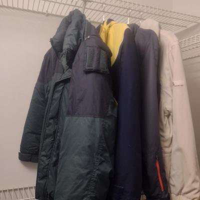 Collection of Men's Jackets- Assorted Makers- Four Pieces- Approx Size Medium- Large
