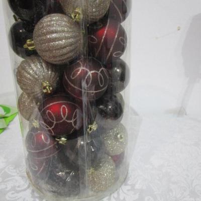 New pkg 41 shatterproof Christmas ornaments