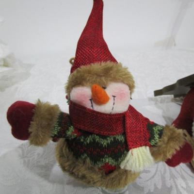 New Snowman & Dog ornaments