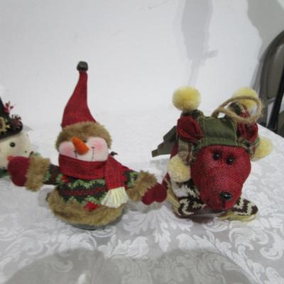New Snowman & Dog ornaments