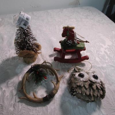 4 new Christmas ornaments