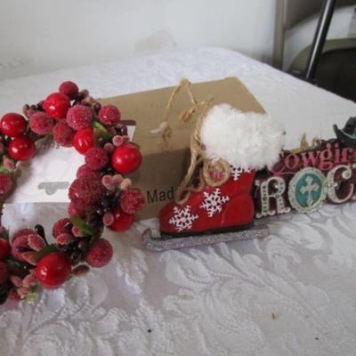 3 new Christmas ornaments