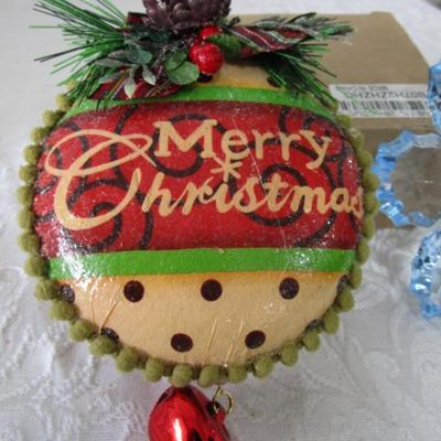 3 new Christmas ornaments