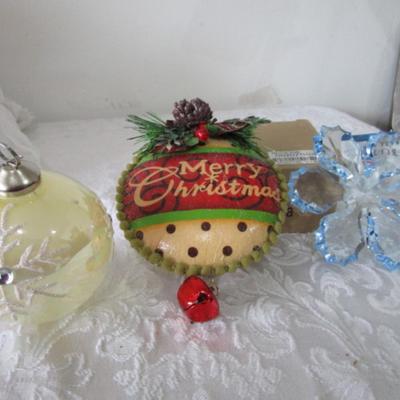 3 new Christmas ornaments