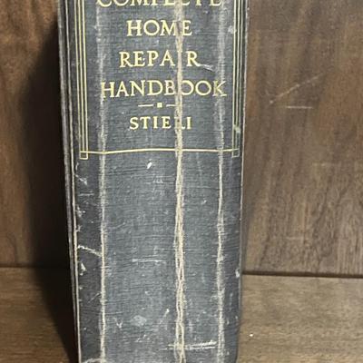 Sale Photo Thumbnail #24: Original 1950 hardcover edition of Complete Home Repair Handbook by Emanuele Stieri, published by Prentice-Hall. Illustrated throughout with drawings by John G. Marinac. This thick, practical volume covers nearly all aspects of mid-century home maintenanc