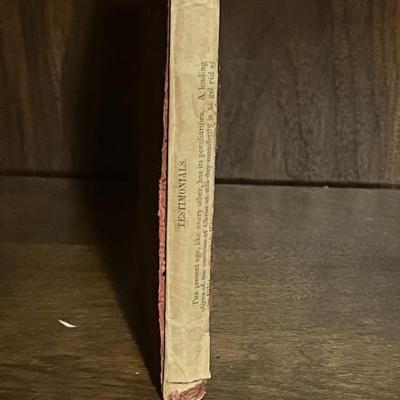 Sale Photo Thumbnail #48: Beautiful mid-19th century Victorian gift annual published by James M. Usher in 1848. Features an ornate embossed cloth binding with gilt floral basket design on the front cover and decorative Victorian border work. Includes the original binder’s emboss