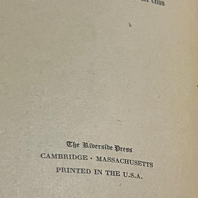 Sale Photo Thumbnail #66: Vintage hardcover copy of Mister Roberts by Thomas Heggen, published in 1946 by Houghton Mifflin. Later printing. Classic WWII naval novel that inspired the Broadway play and 1955 film. Beige cloth boards show visible staining and shelf wear; no dust jack