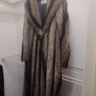 Bergen Fur Company Ladies Fur Coat- Approx 48" Long