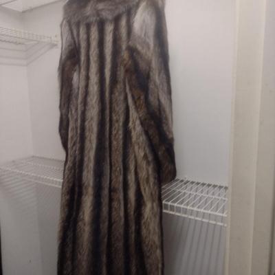 Bergen Fur Company Ladies Fur Coat- Approx 48" Long