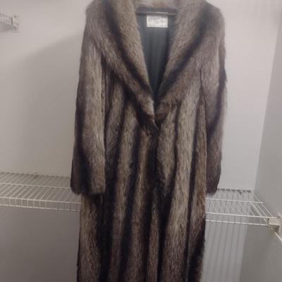 Bergen Fur Company Ladies Fur Coat- Approx 48" Long