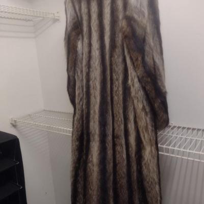 Bergen Fur Company Ladies Fur Coat- Approx 48" Long