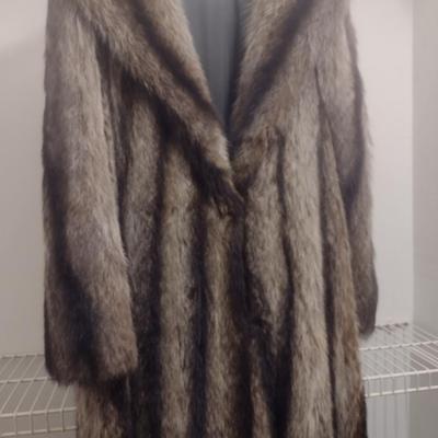 Bergen Fur Company Ladies Fur Coat- Approx 48" Long
