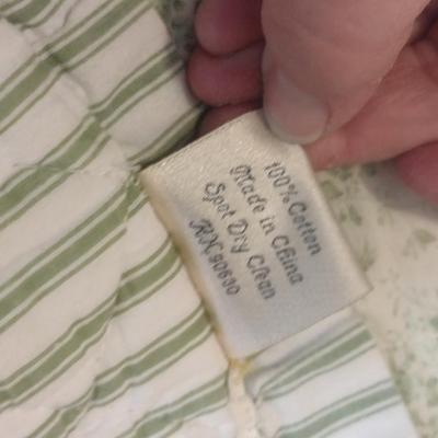 Isabella's Journey King Size Quilted Coverlet with Various Throw Pillows