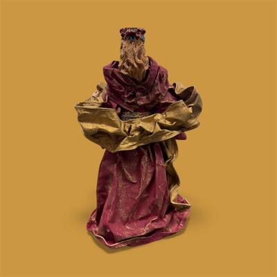 Sale Photo Thumbnail #83: Vintage Handcrafted Paper Mache Christmas Angel Figurine #2