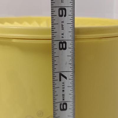 Collection of Vintage Tupperware Canisters with Lids- Three Pieces