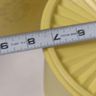 Collection of Vintage Tupperware Canisters with Lids- Three Pieces