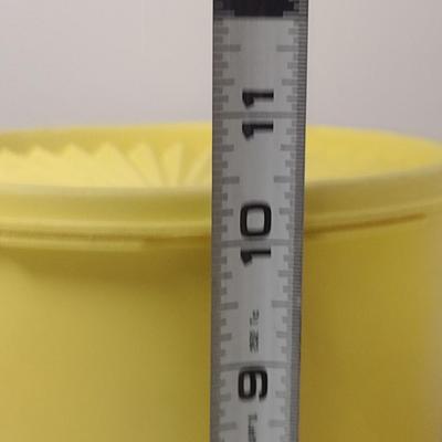 Collection of Vintage Tupperware Canisters with Lids- Three Pieces