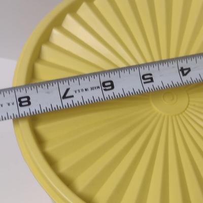 Collection of Vintage Tupperware Nesting Canisters with Lids- Four Pieces