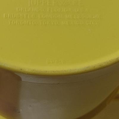 Collection of Vintage Tupperware Nesting Canisters with Lids- Four Pieces