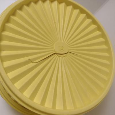 Collection of Vintage Tupperware Canisters with Lids- Four Pieces