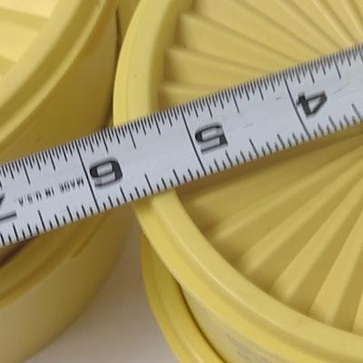 Collection of Vintage Tupperware Canisters with Lids- Four Pieces