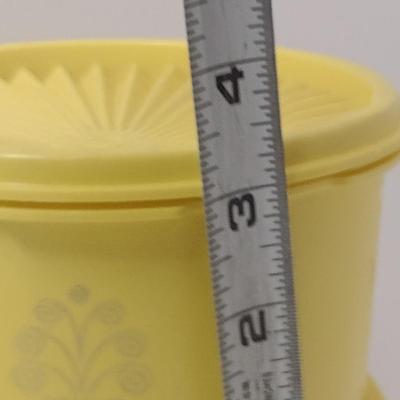 Collection of Vintage Tupperware Canisters with Lids- Four Pieces