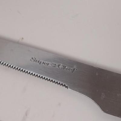 Wooden Block with Assorted Cutlery