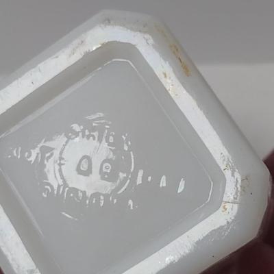 Vintage Milk Glass Chef Boy-ar-dee Dinner Range Top Shaker Set- Four Pieces