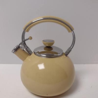 Enameled Metal Tea Kettle
