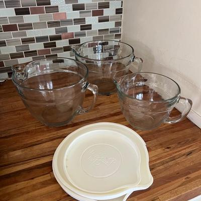 Three Pampered Chef Measuring/Batter Bowls (G-RG)