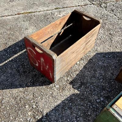 Three Rustic Wooden Crates (G-RG)