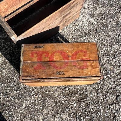 Three Rustic Wooden Crates (G-RG)