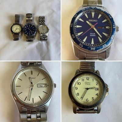 Two Seiko & One Bulova Watch (G-MG)