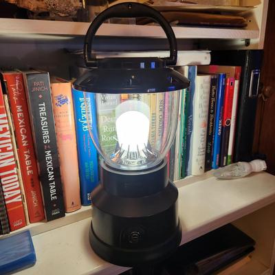 Sale Photo Thumbnail #442: This auction lot is for a Enbrighten Emergency/Camping Lantern.  This lantern run on eight D-cell batteries.  Provides a very bright light that can be dimmed or brighten.