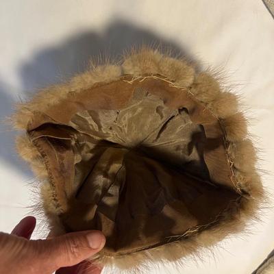 Mink Fur Stole/Collar & Hat (G-RG)