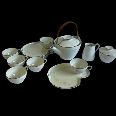 Noritake ‘Casablanca’ Tea/Coffee Set for 6 (G-RG)
