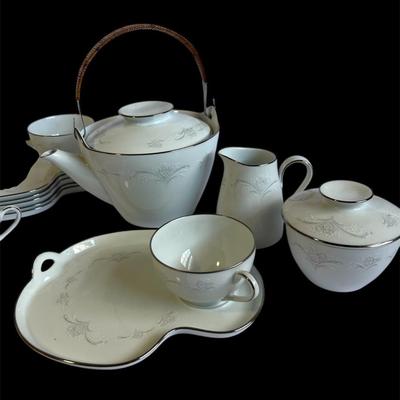 Noritake ‘Casablanca’ Tea/Coffee Set for 6 (G-RG)