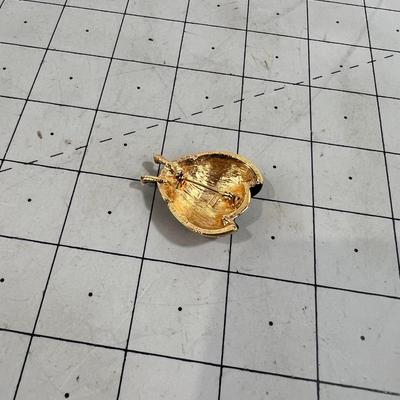 Lady Bug Pin, Signed Roman 