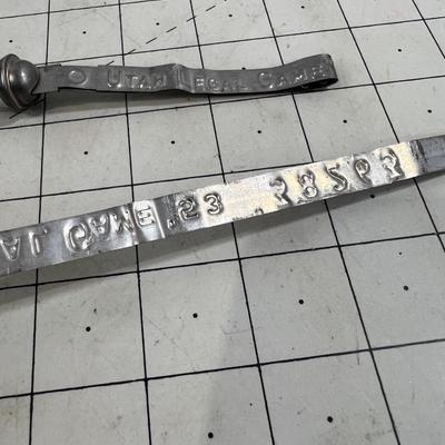 1953  & 1955 Utah Big Game Tags (Bands) 