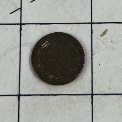 1899 English One Cent Piece 