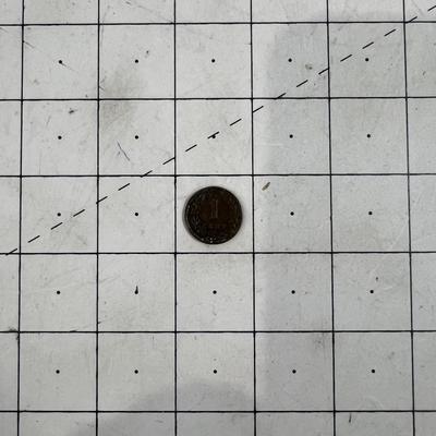 1899 English One Cent Piece 