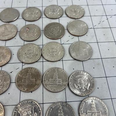 Kennedy Half Dollar Collection Total 