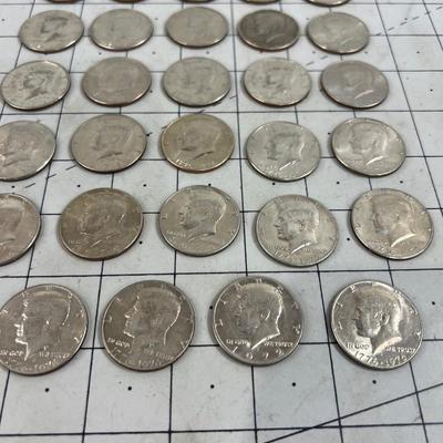 Kennedy Half Dollar Collection Total 