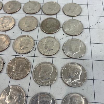 Kennedy Half Dollar Collection Total 